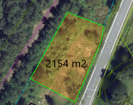 INVESTIČNÝ POZEMOK PRI HLAVNEJ CESTE I/71 – 2 154 m², Lučenec