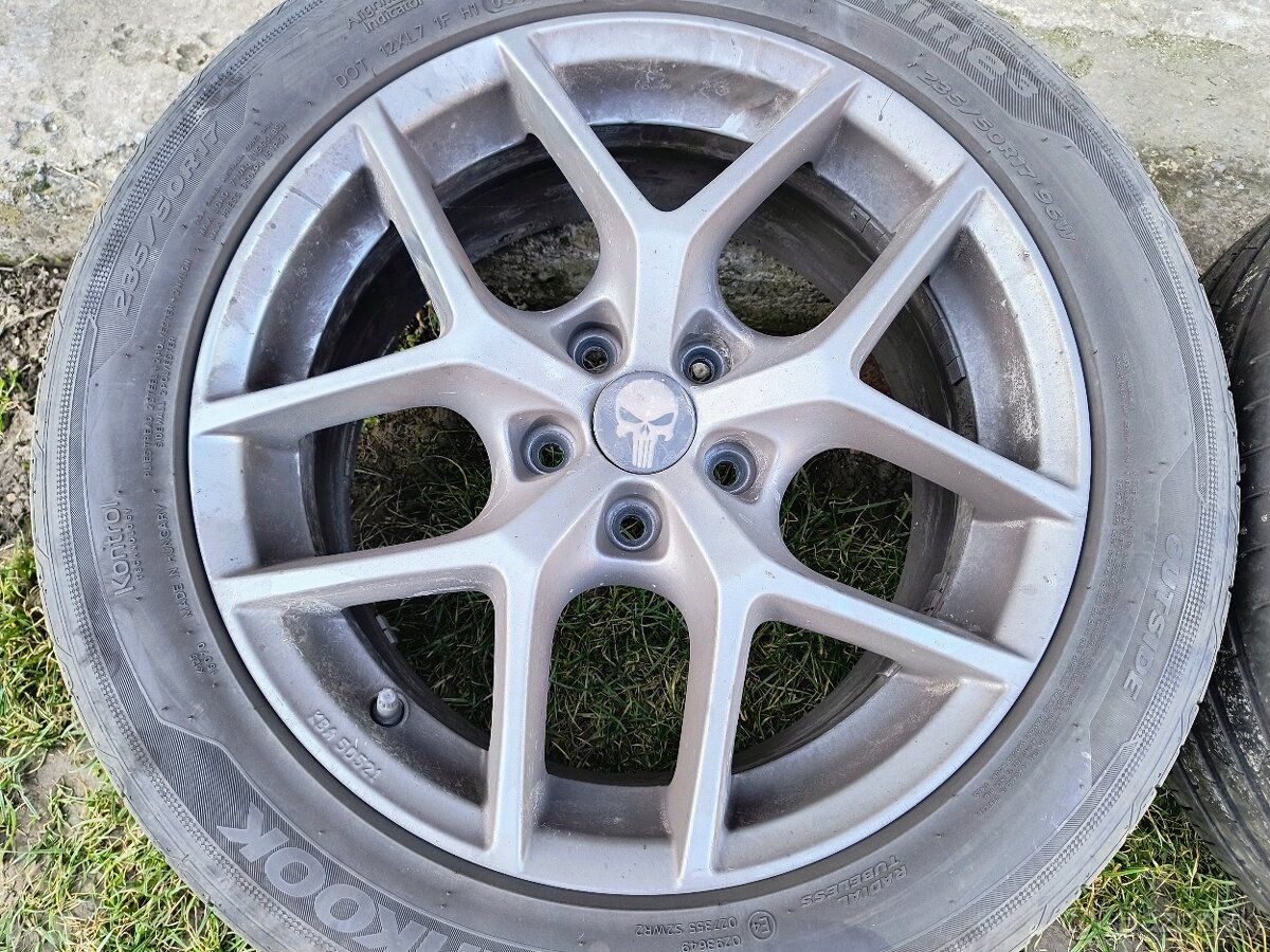 Predám hliníkové disky Borbet R17 na Ford Mondeo MK5