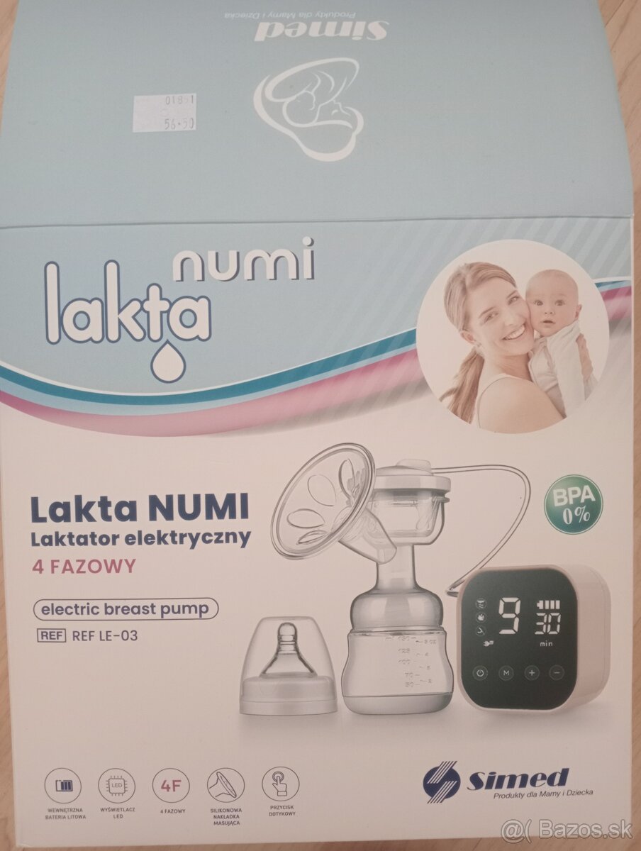 Elektrická odsávačka mlieka