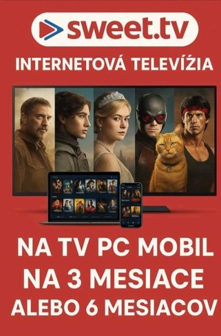 Internetová televizia sweet tv 3 až 6 mesiacov