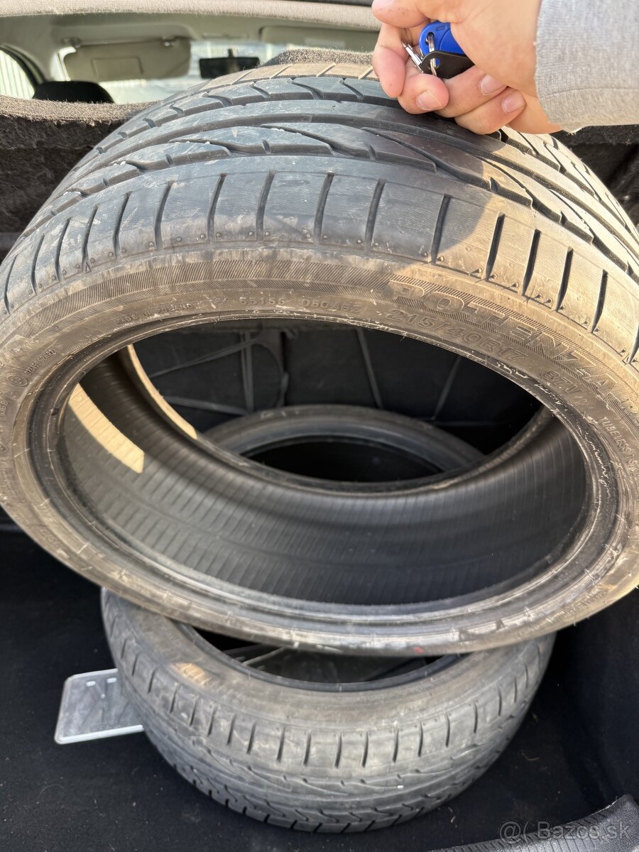 215/40 R17 letné Bridgestone 2KS