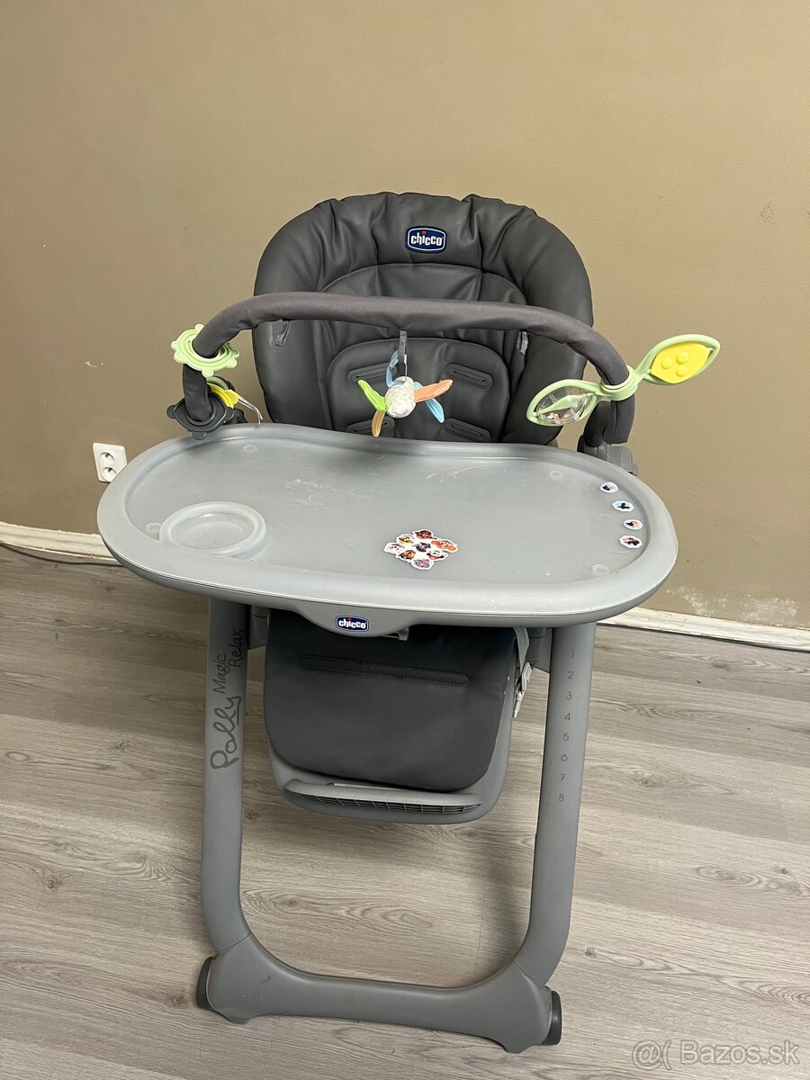 CHICCO Stolička jedálenská Polly Magic Relax