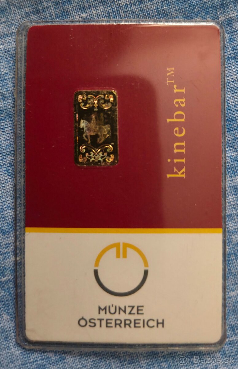 Munze Osterreich kinebar 1g