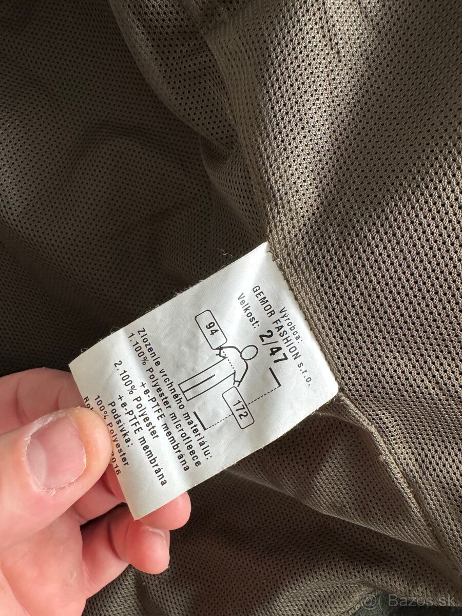 zimný GORETEX + windstopper