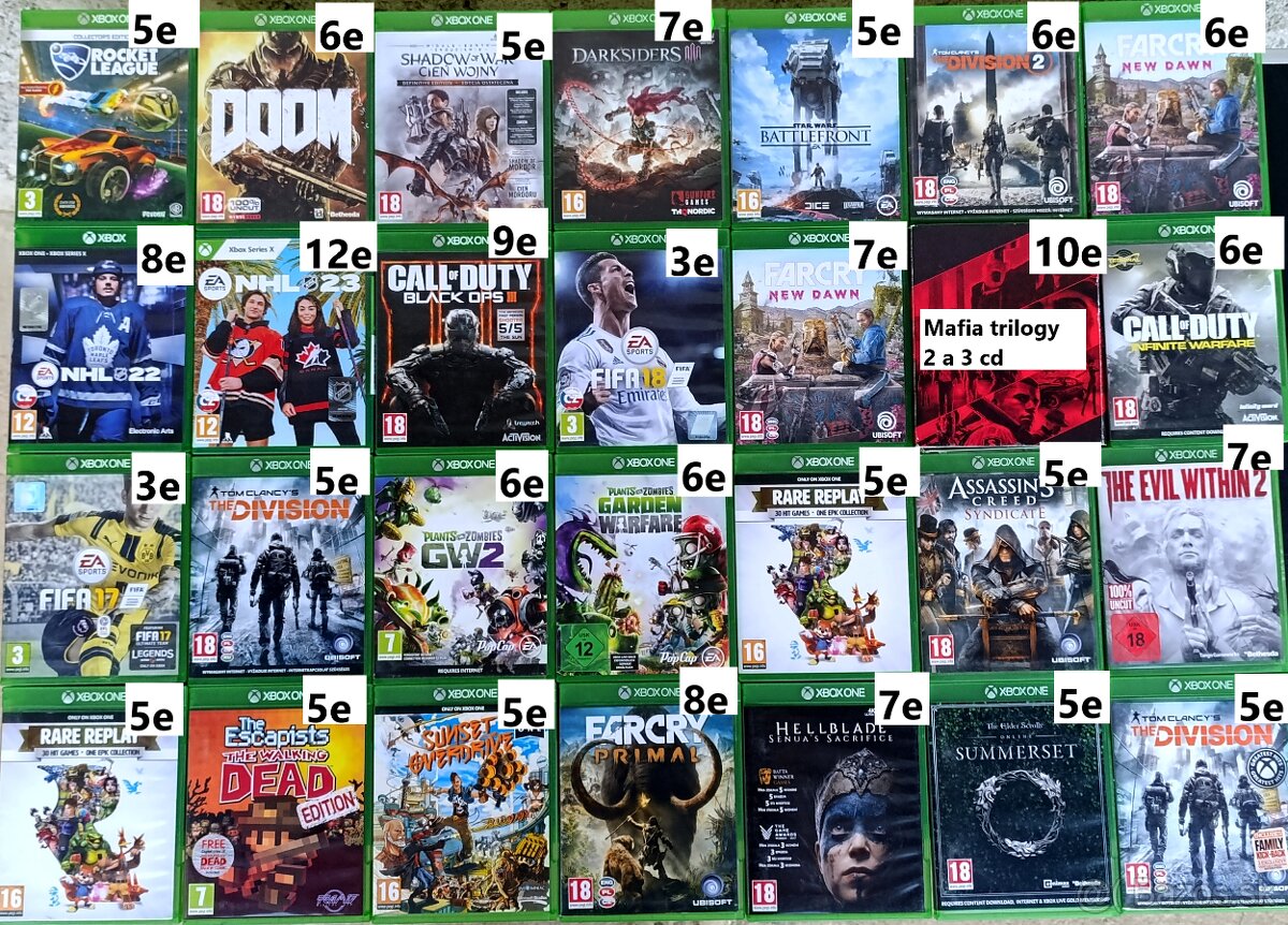 Xbox one hry