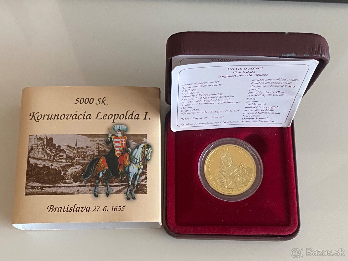5000sk korunovacia Leopold I.