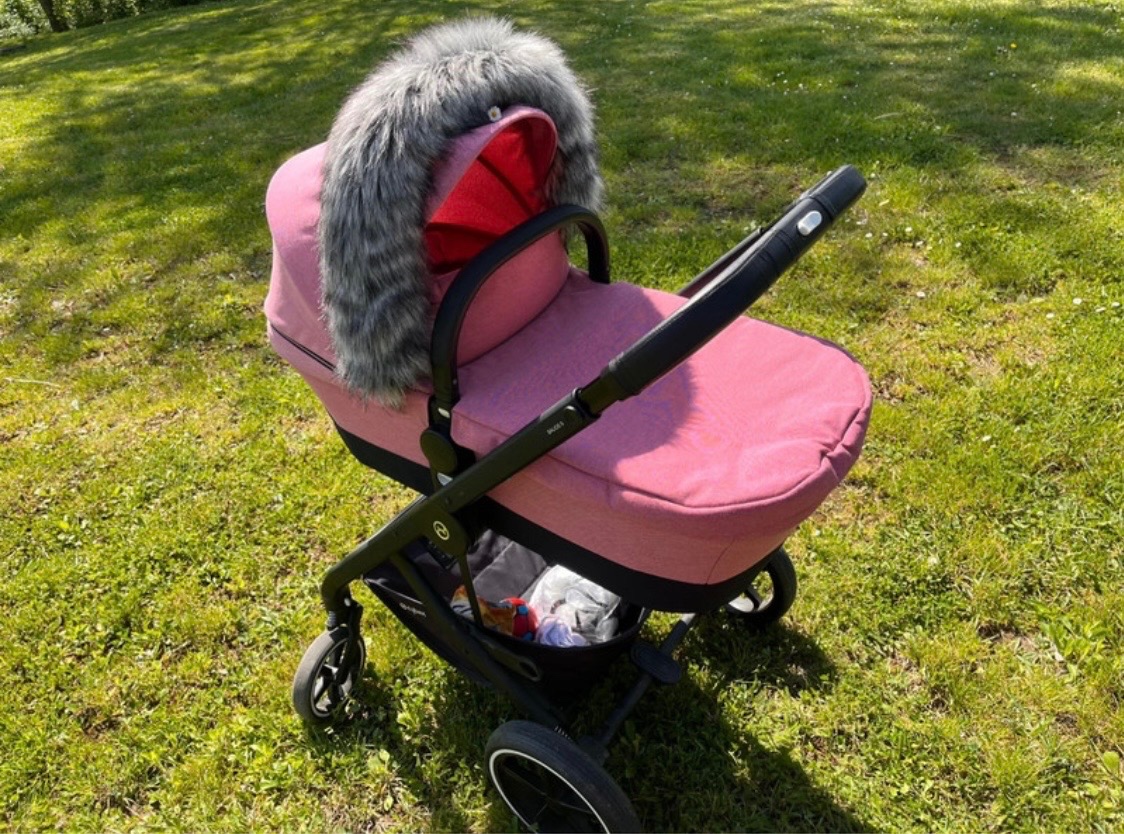 Cybex Balios S Lux 2v1 Magnolia Pink + nove kolesa na kocik