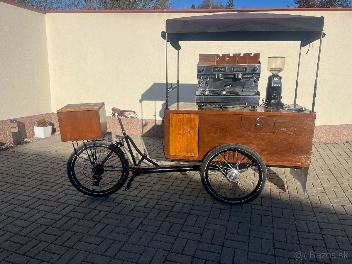 Bicykel na pripravu kavy