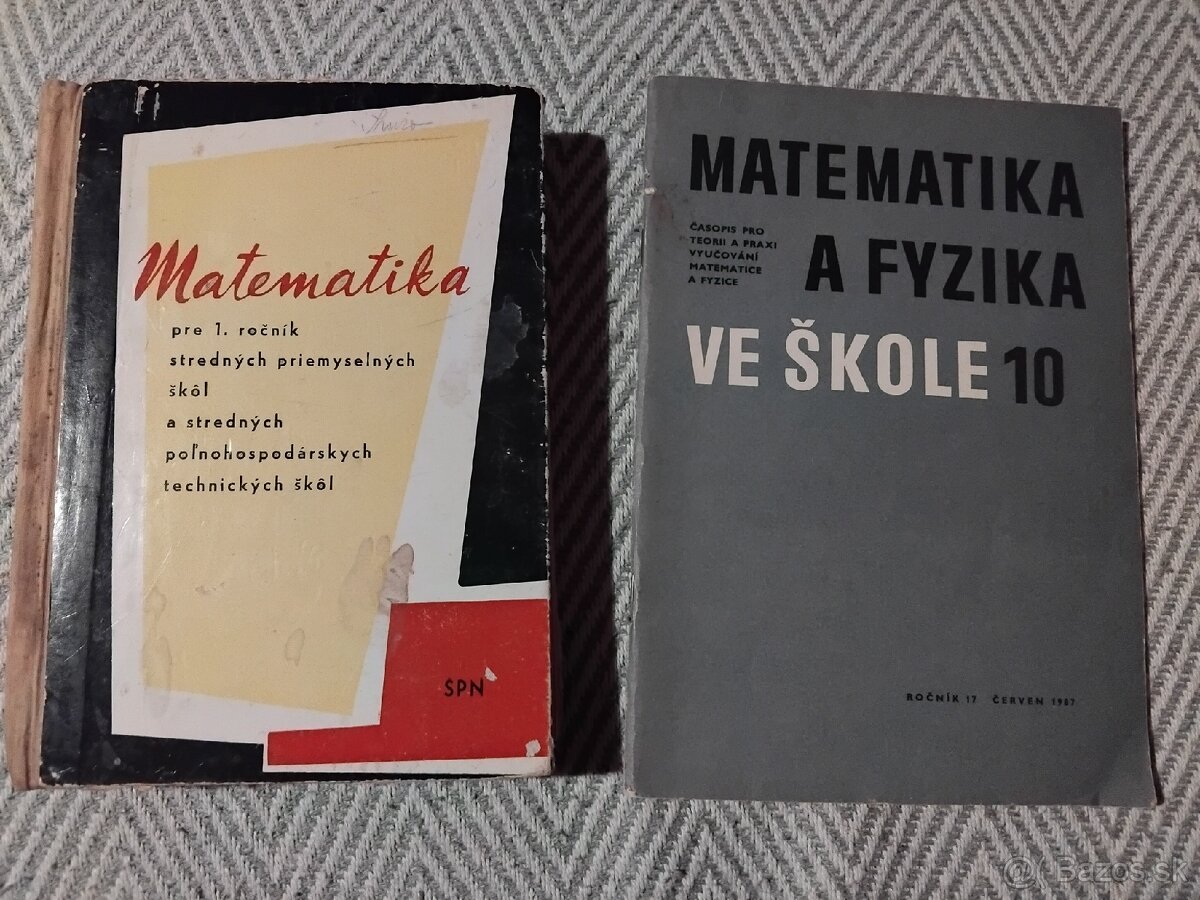 Matematika stare učebnice