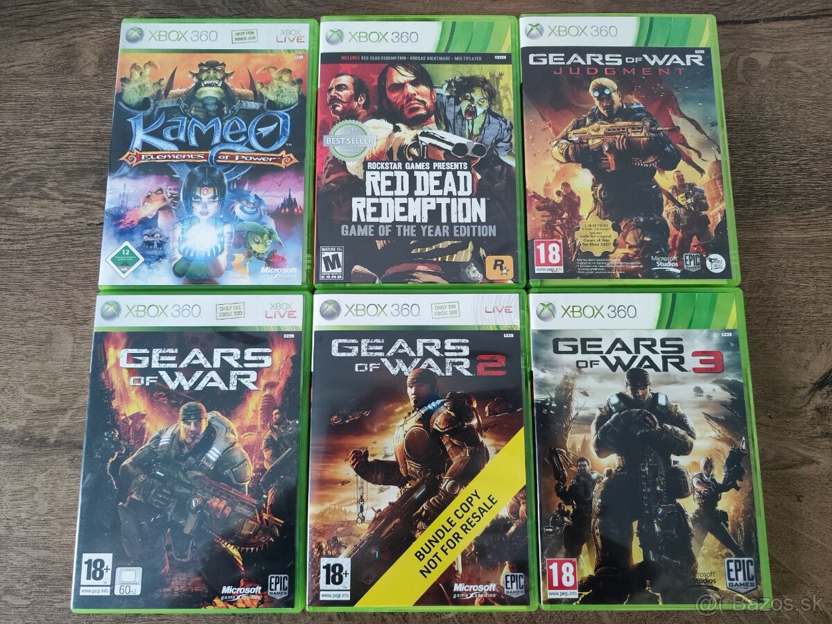 Predam hry na XBOX 360.