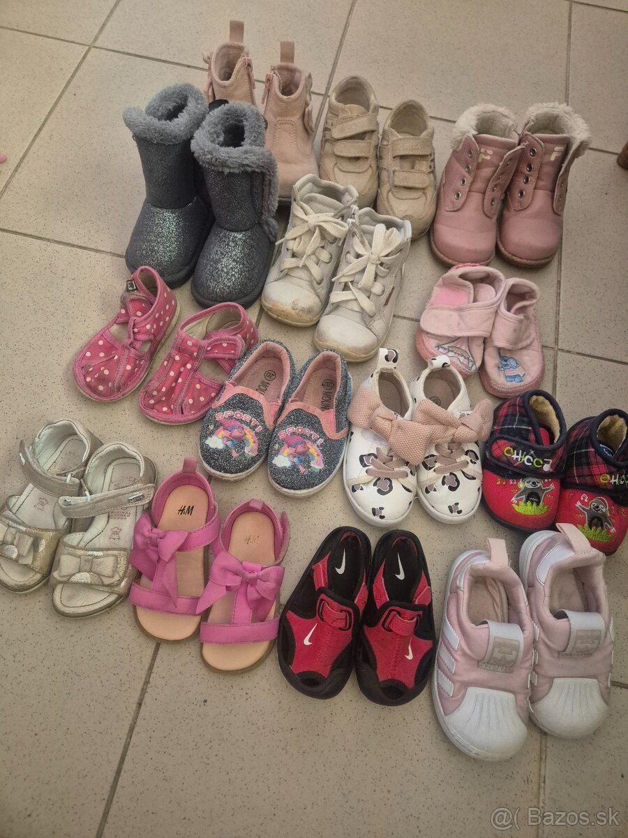 Topánky a sandálky pre dievčatko