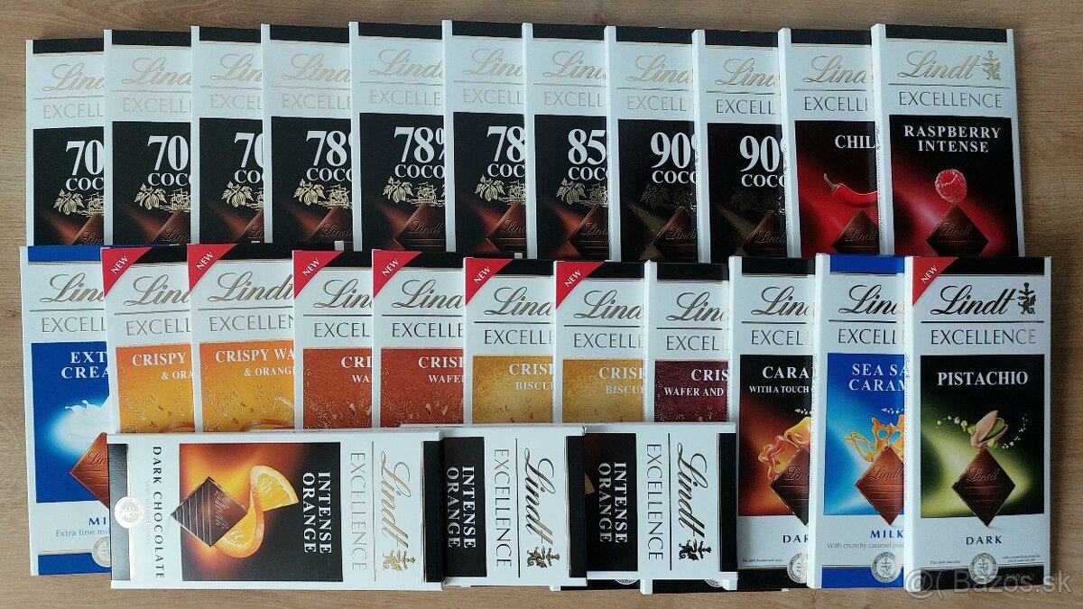 25X Luxusné čokolády Lindt za polovičnú cenu