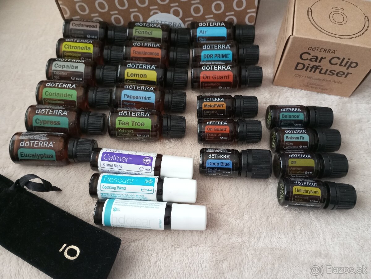 doTERRA esenciálne oleje 5ml a 15ml