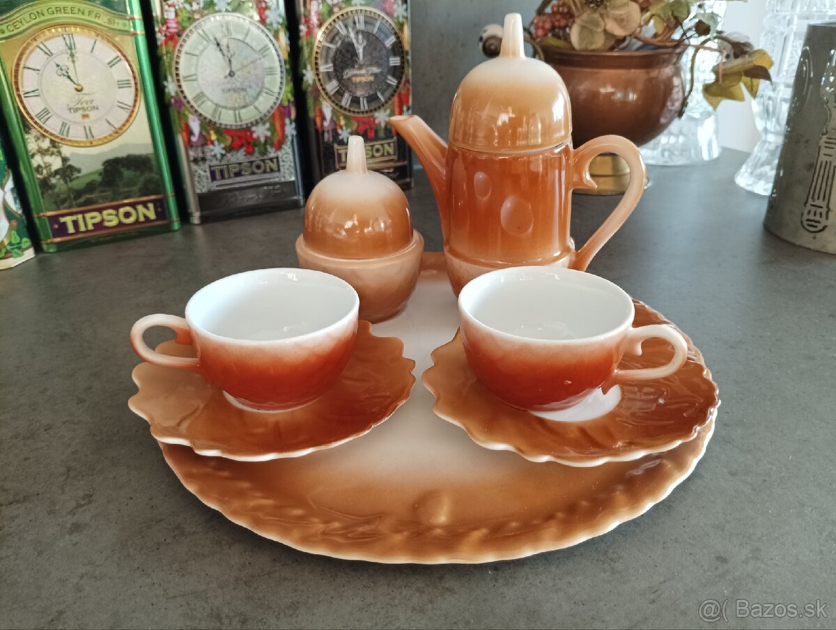 Vintage-Porcelánová súprava na kávu/čaj