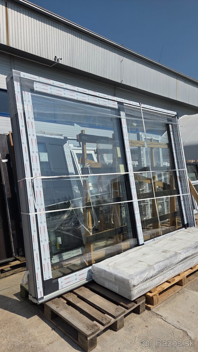 HST portál, zdvižno-posuvný terasový systém