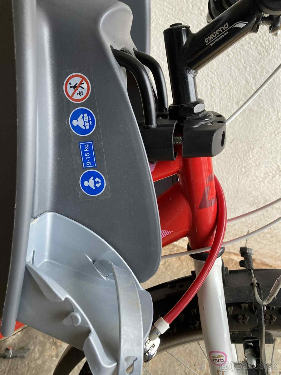 Detská sedačka na bycikel