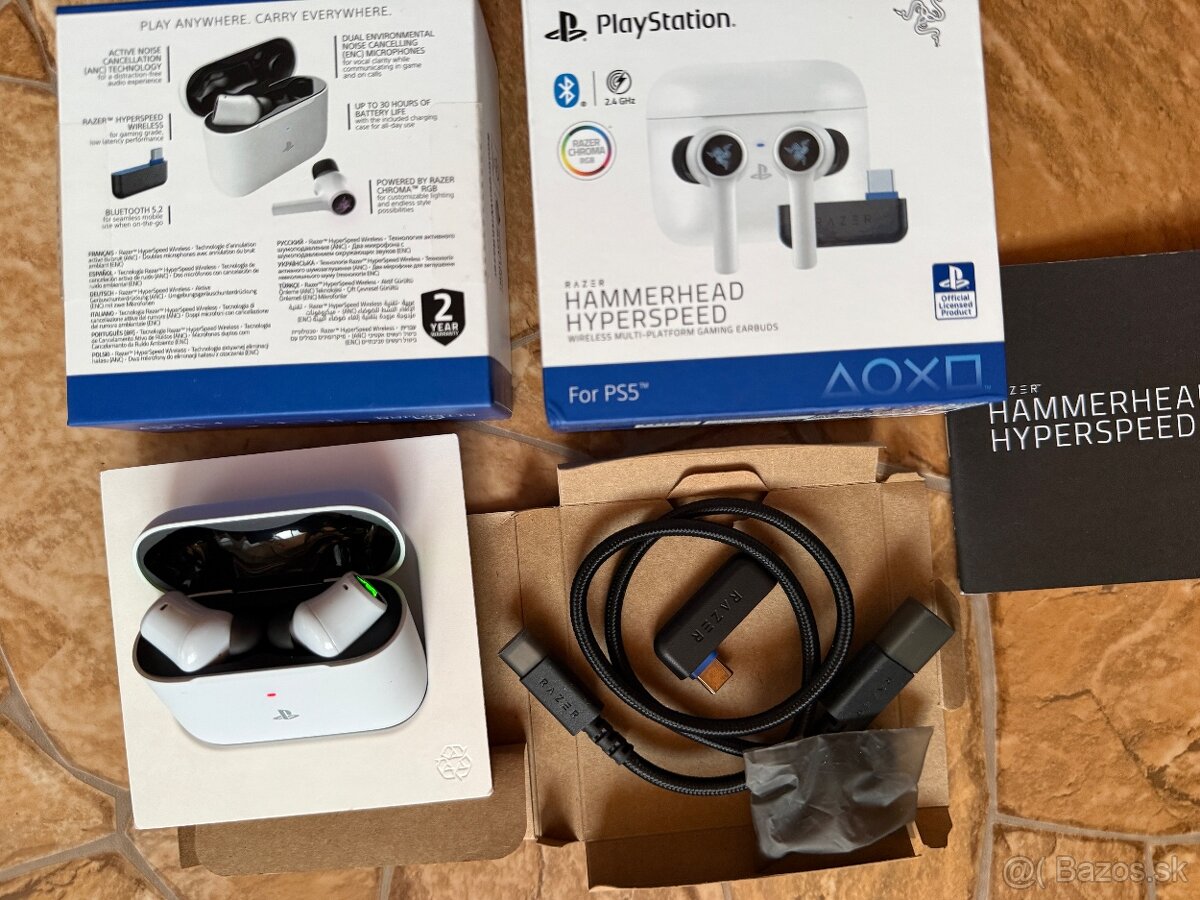PlayStation Razer Hammerhead HyperSpeed, nove