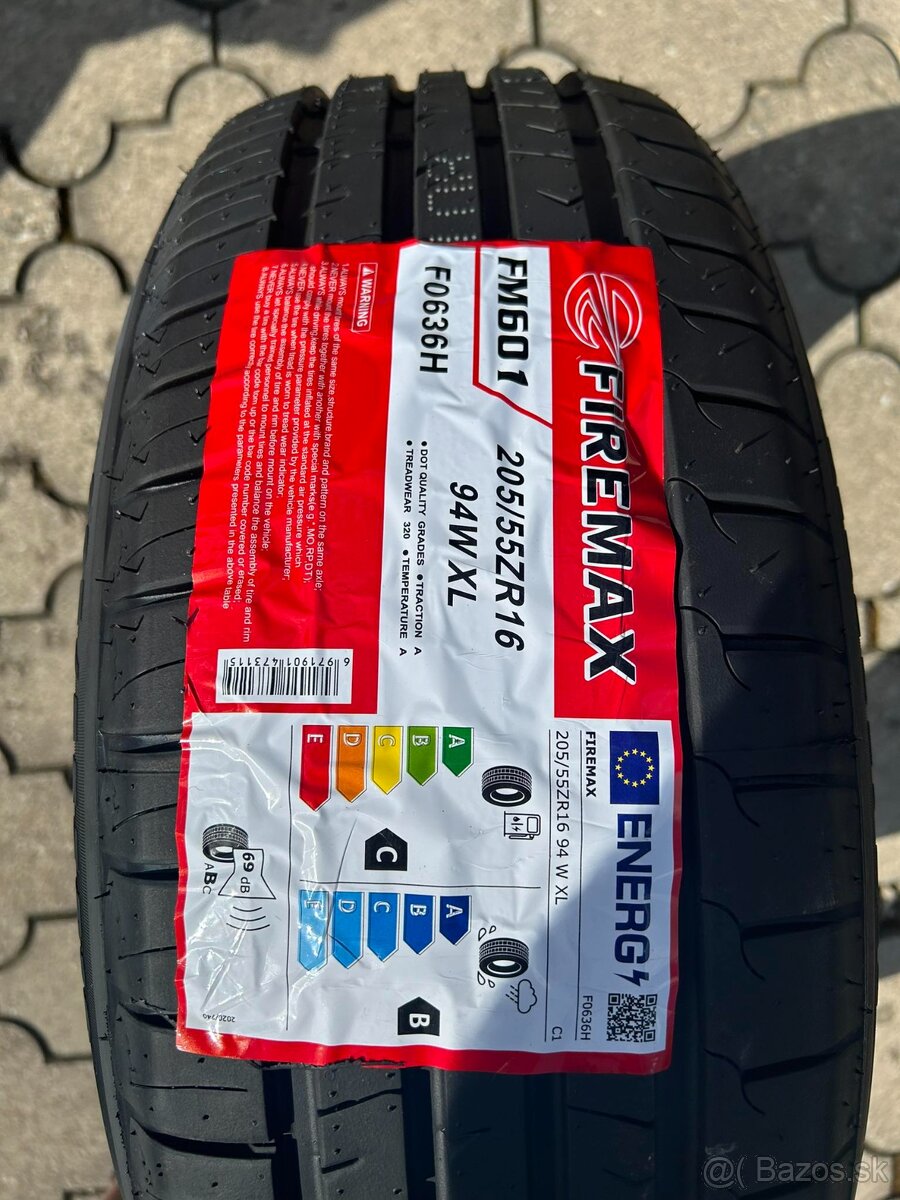 Letné pneumatiky 205/55 R16 XL