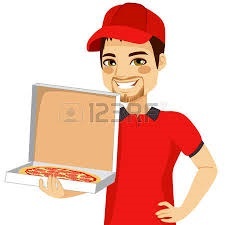 Kuriér -Šofér-rozvozár pizze a jedla