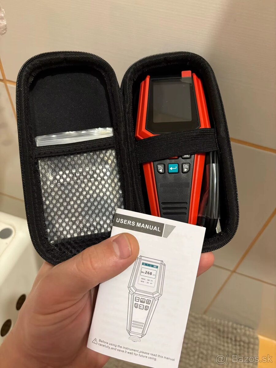 Nový merač hrúbky laku, tester laku, povlakomer