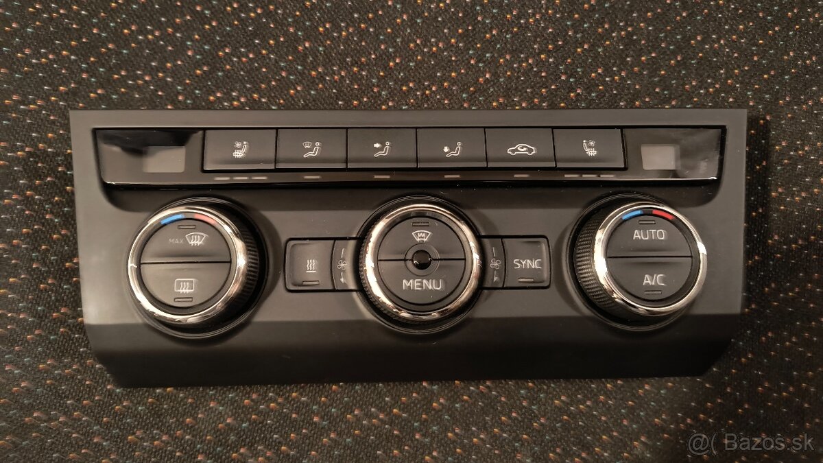 Panel topení, climatronic škoda superb 3