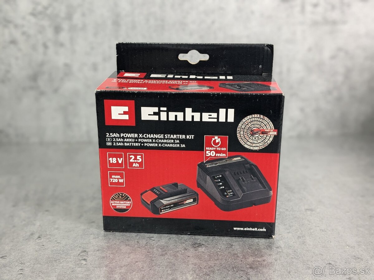 Einhell Starter-Kit Power-X-Change 18 V/2,5 Ah - NOVÝ