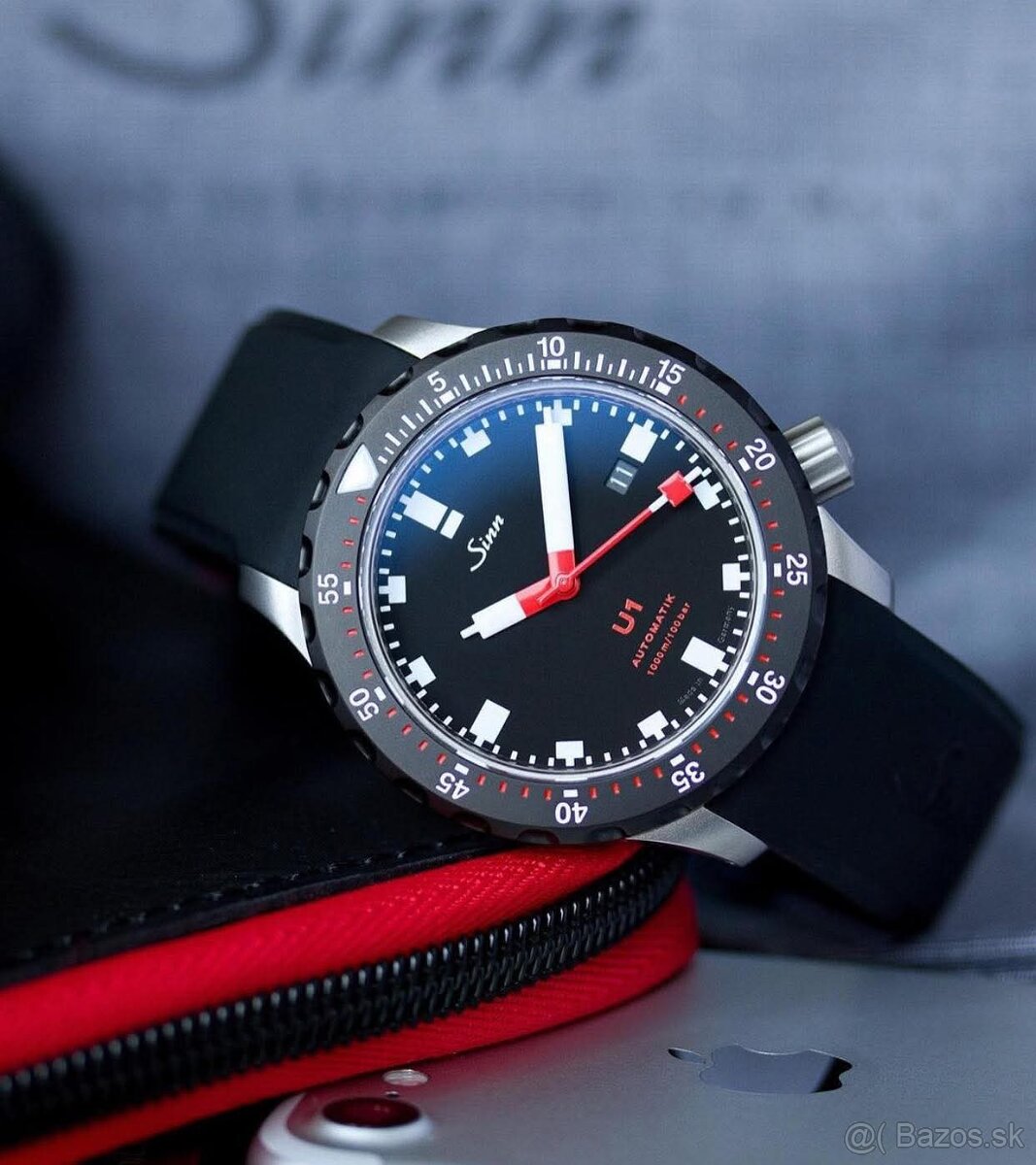 Sinn, model U1 SDR, originál německé hodinky, NOVÉ