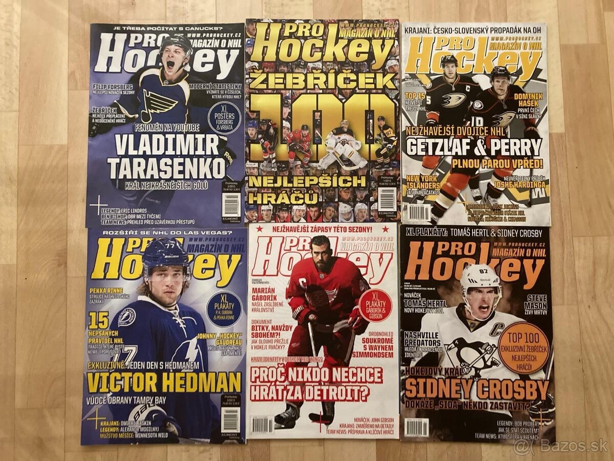Predám časopisy Pro Hockey