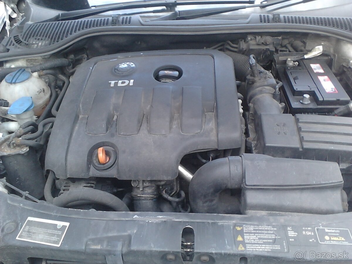 2.0 tdi 103kw BKD motor, agregat, turbo octavia 2