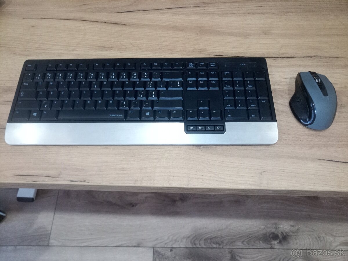 X_Bezkáblový set klávesnice a myši Speedlink SL-640300-BK