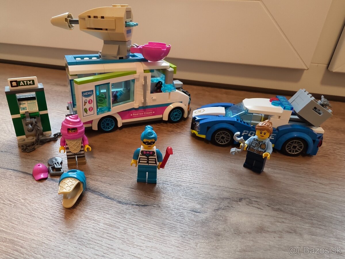 Lego 60314 Polícia naháňačka s icecreaming auto