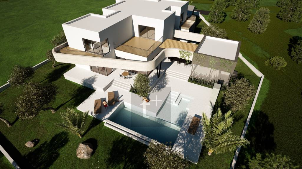 CHORVÁTSKO - Luxusná architektonicky zaujímavá vila - VODIC