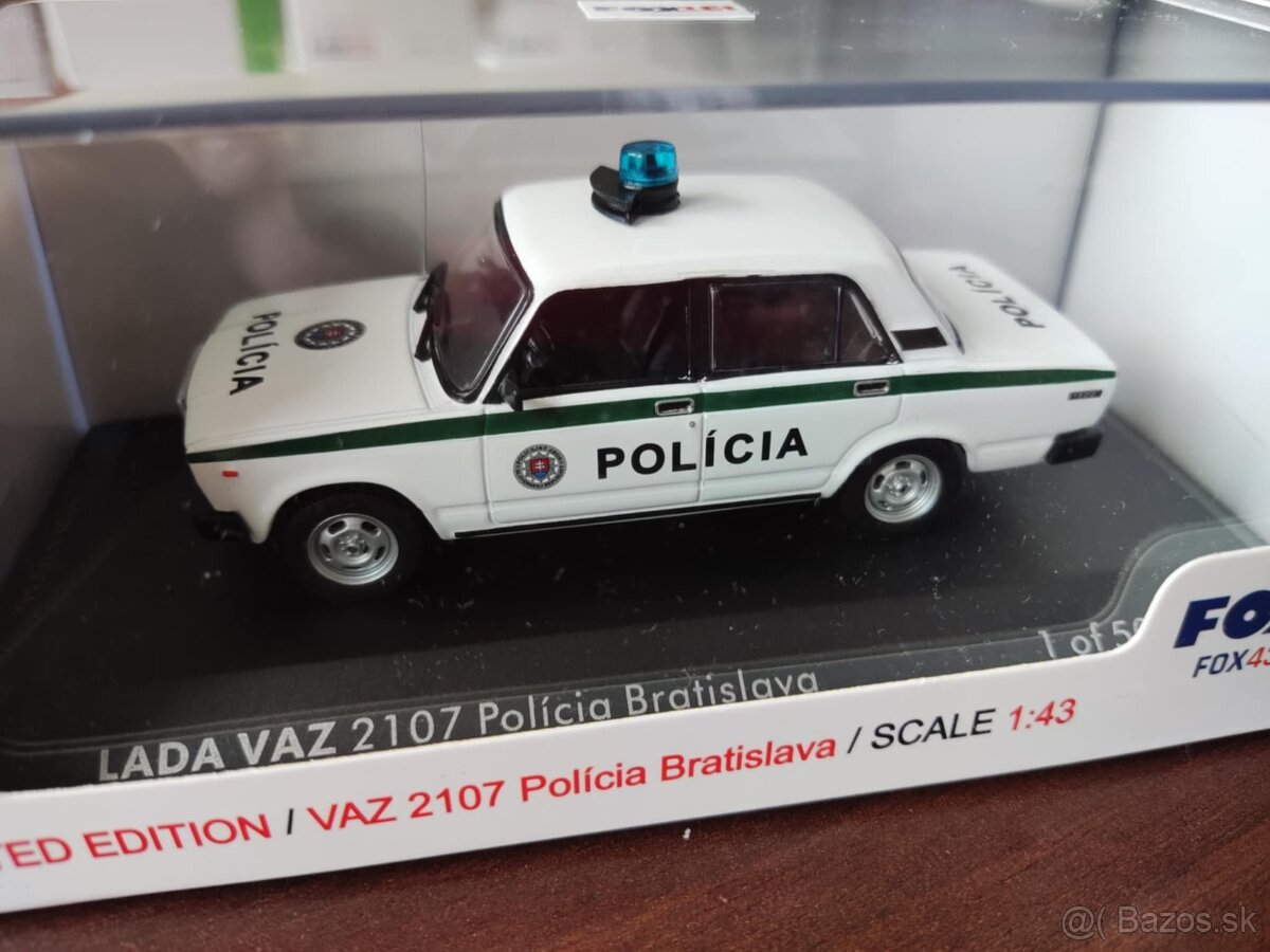 Lada Vaz 2107 Policia Bratislava 1:43