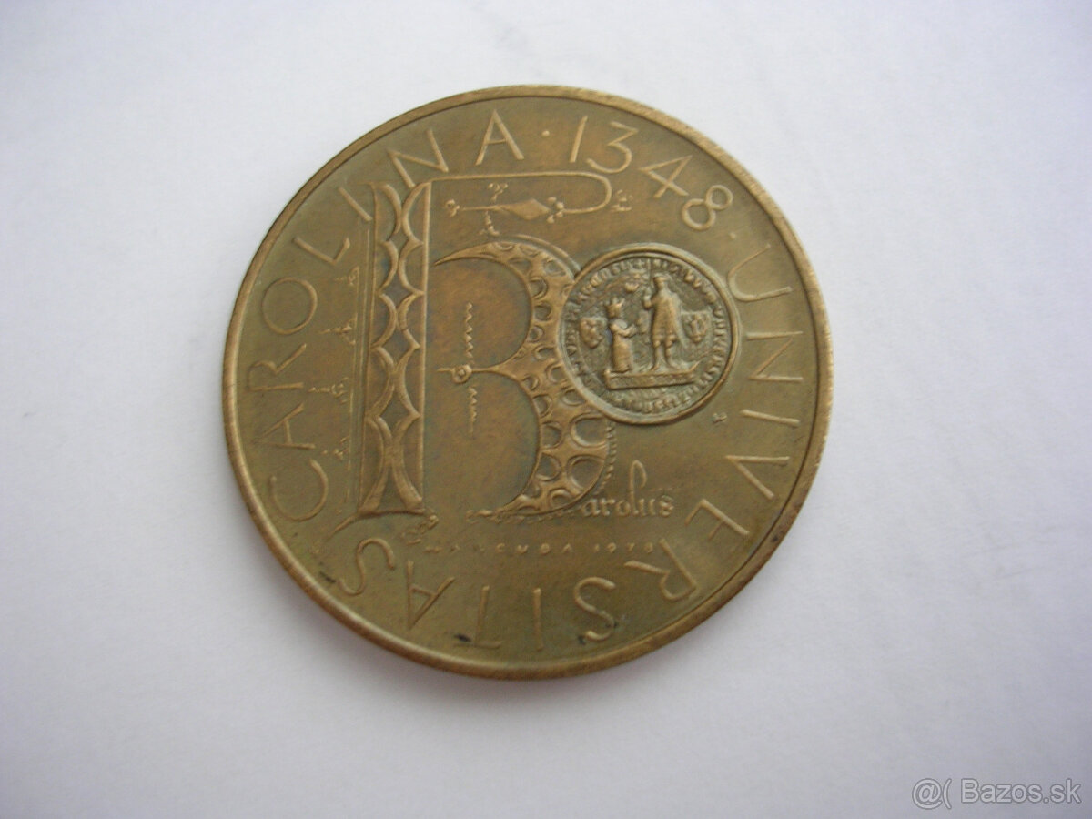 AE medaila 5 dukát Karel IV. - návrh Jiří HARCUBA 1978