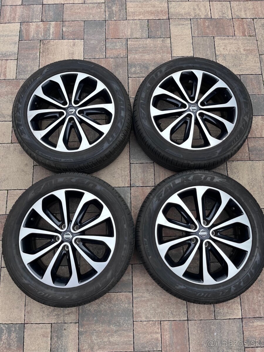 Originálne hliníkové disky Nissan R18, 5x114,3