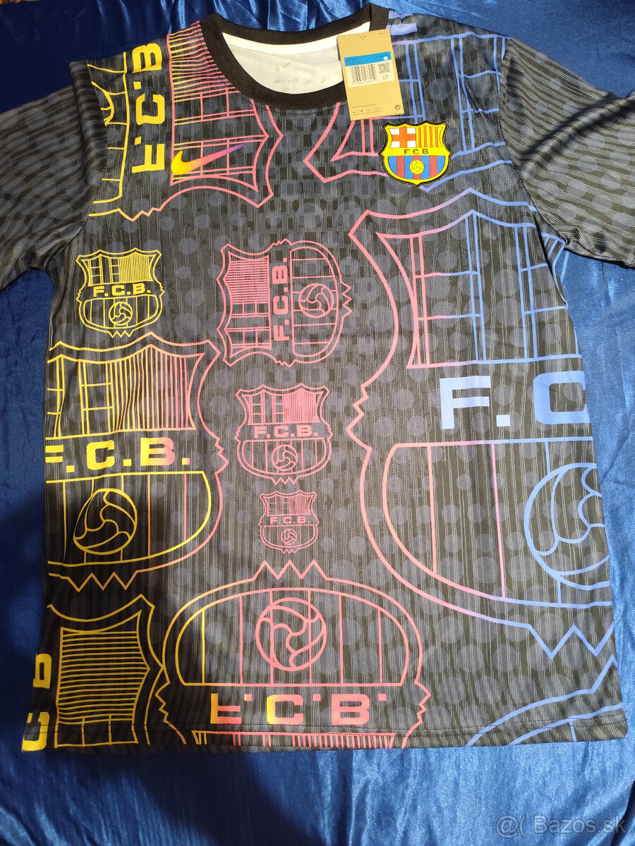 Dres Fc Barcelona Unikátny Farebný Nový s visačkami La Liga