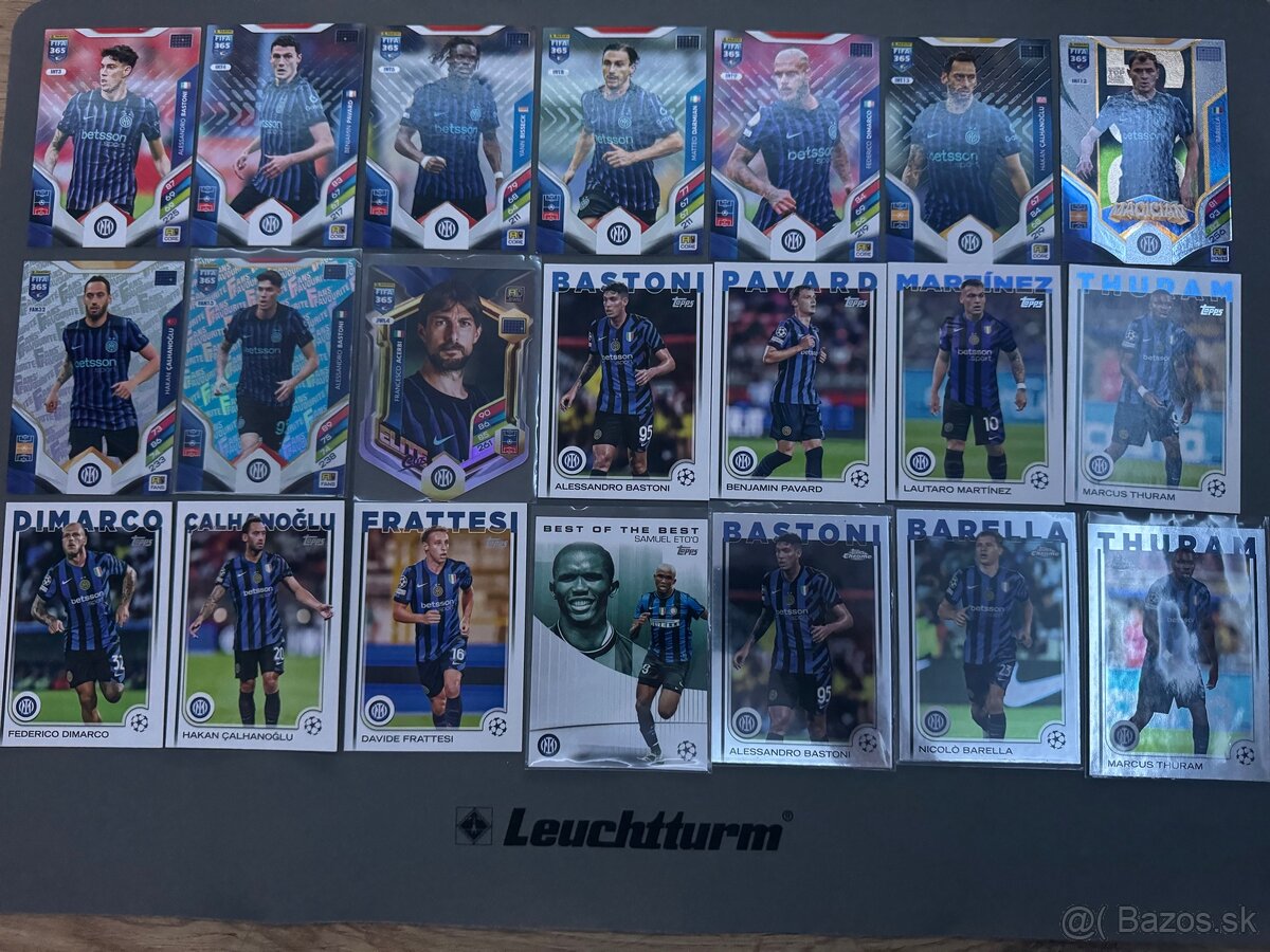 Kartičky a nálepky Inter Milan