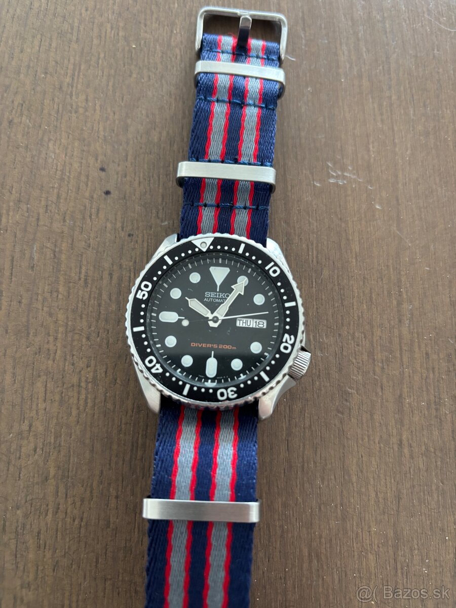 SEIKO SKX007 + military strap