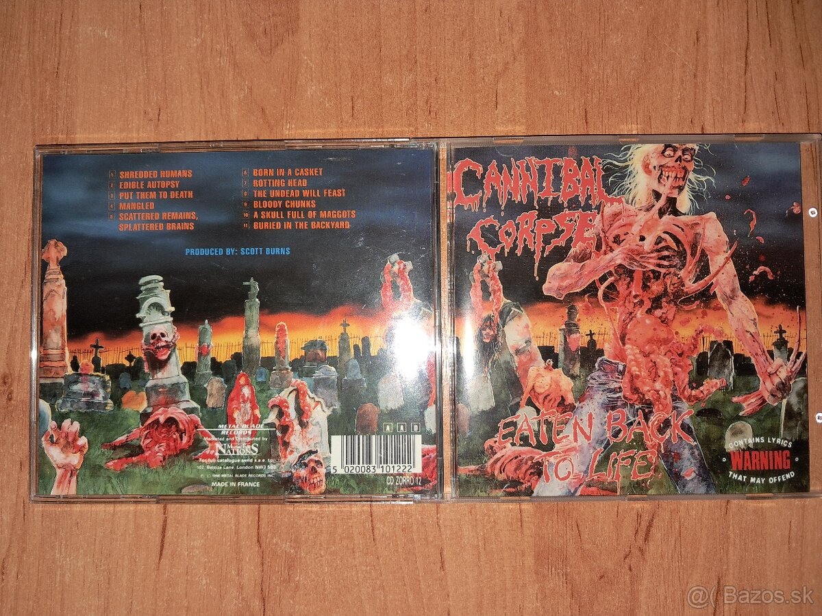 metal CD - Cannibal Corpse - Eaten Back to Life