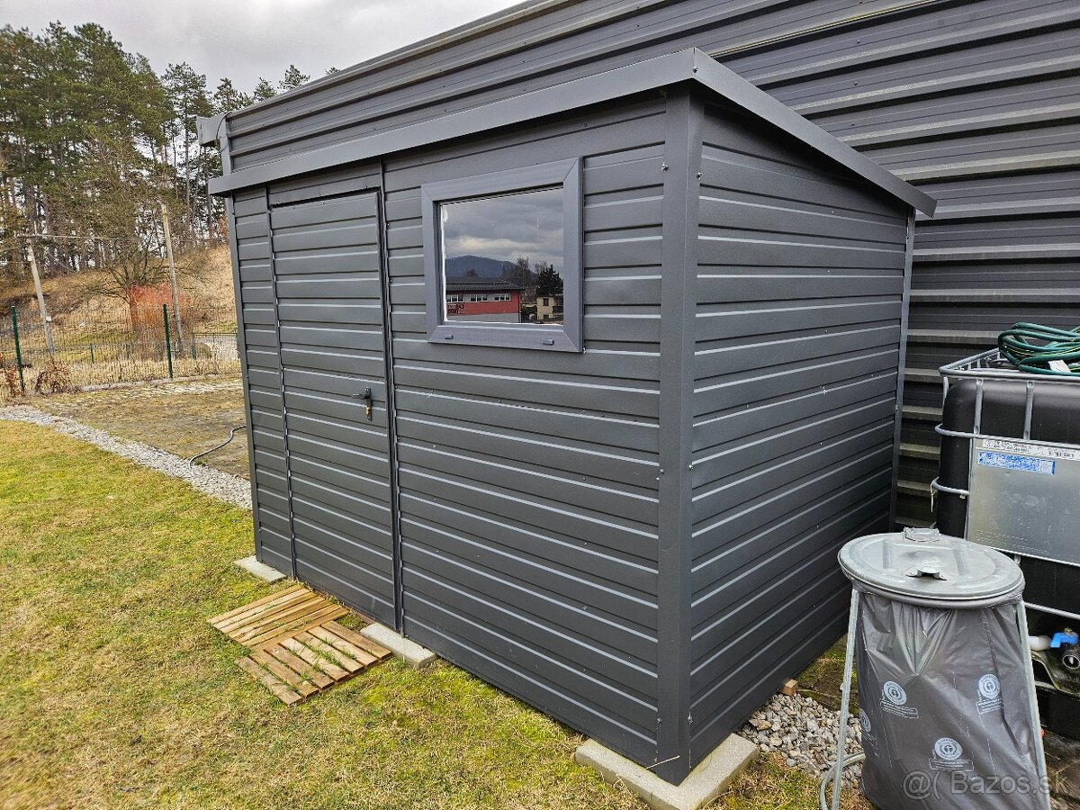 Plechový sklad 3x2 metra