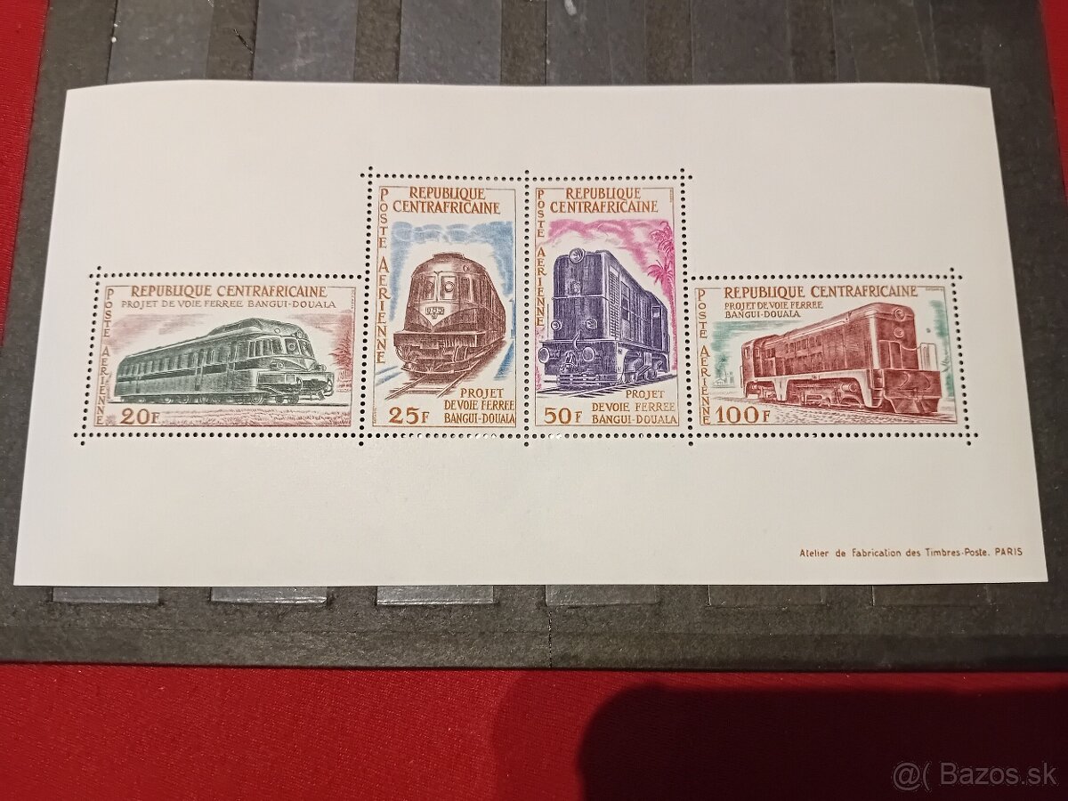 Známky Centrálna afrika