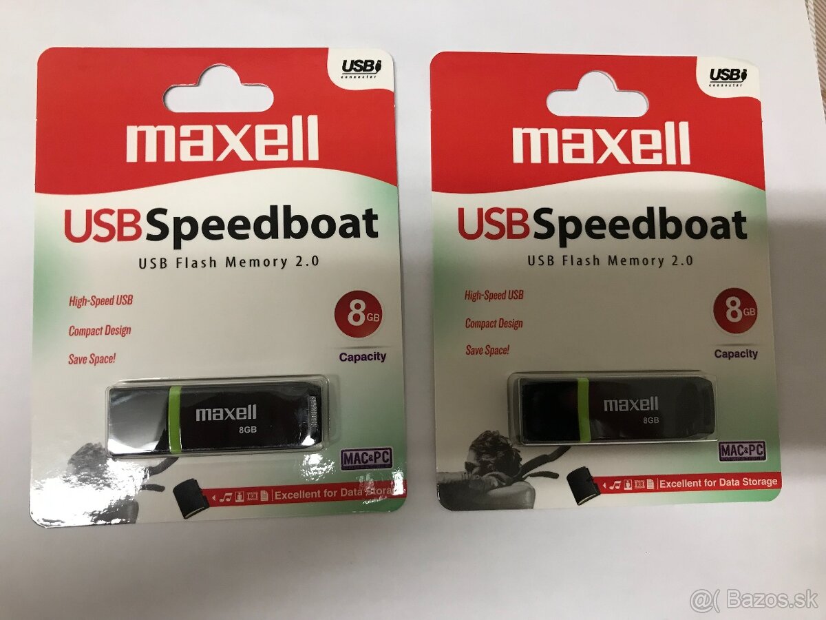 USB 2,0 MAXELL 8GB Flash memory-