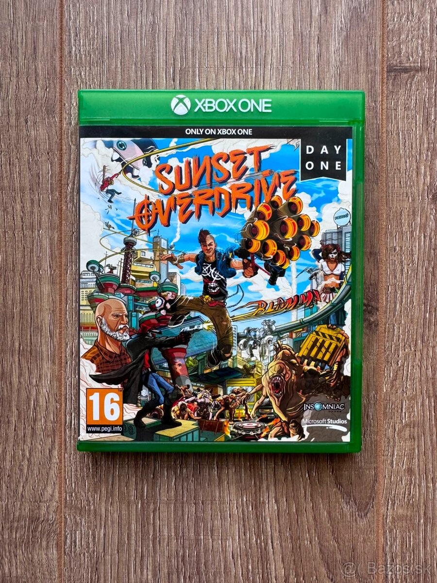 X Sunset Overdrive na Xbox ONE a Xbox Series X