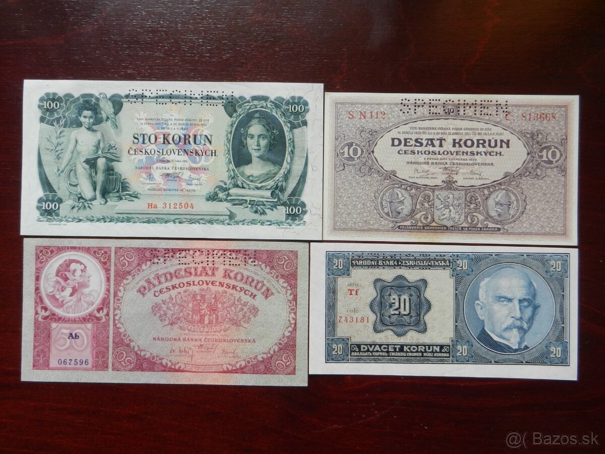 Prvá republika bankovky 3