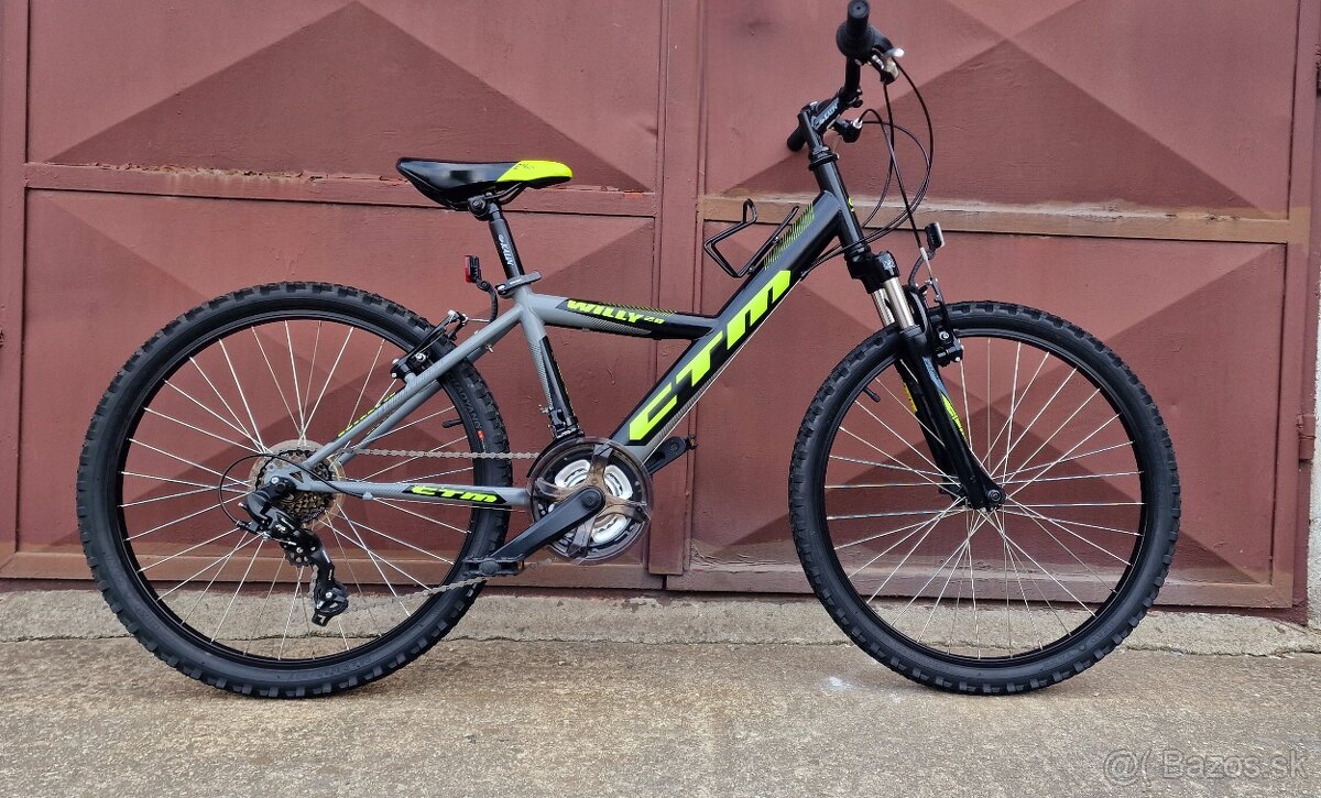 Bicykel 24" CTM Willy od 7.rokov od cca 130cm