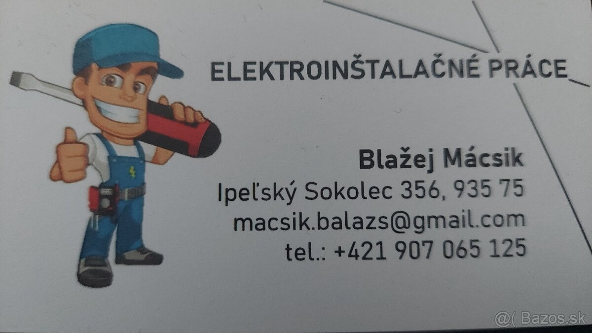 Elektroinštalačné práce