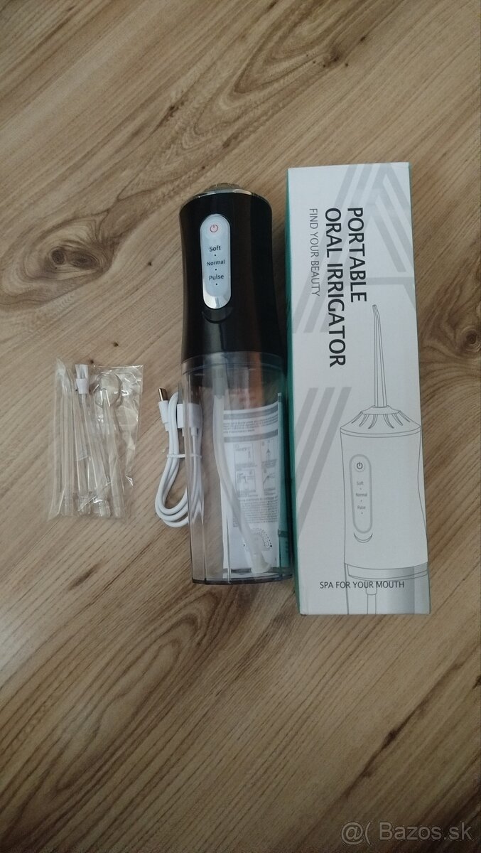 Ústna sprcha na zuby – NOVÁ, nepoužitá, USB-C, 3 režimy