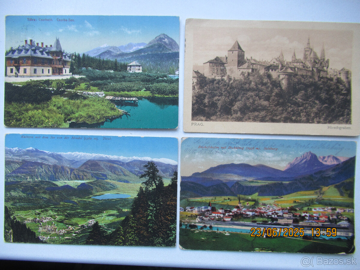 Predám pohľadnice 1910-1920