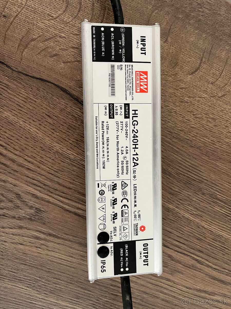Led zdroj / trafo HLG-240H-12A