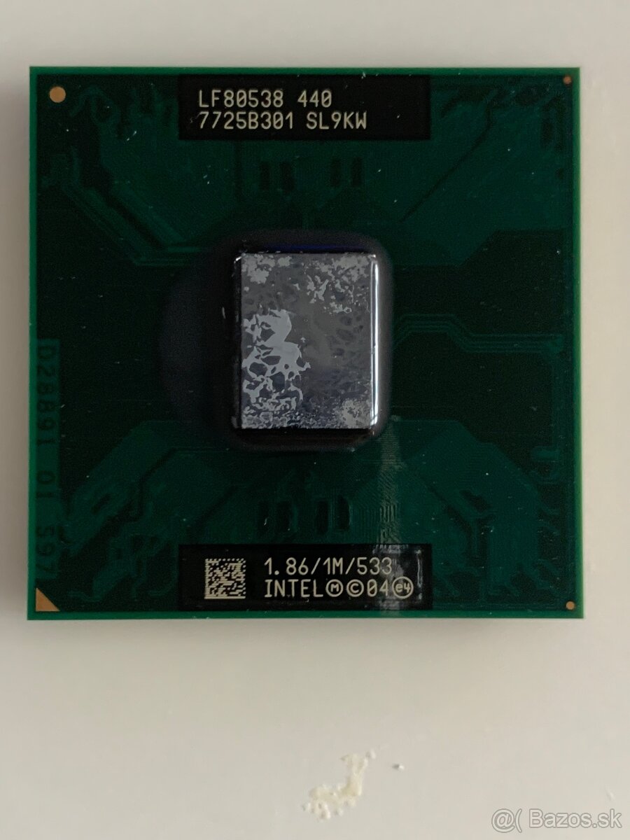Predám Intel Celeron M 440 – 1.86 GHz / 1MB / 533 MHz